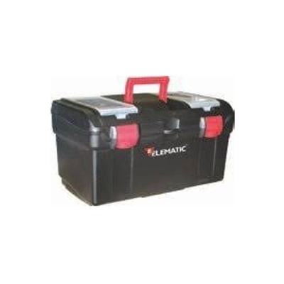 Elematic - cassetta porta utensili a baule grande colore nero