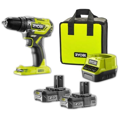Trapano A Percussione Brushless Ryobi R18PD5 220S (2x 2.0Ah)