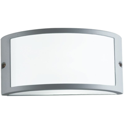 Applique a parete austin moderno in alluminio argento cromo 1xe27 max 42w - GT LUCE en oferta