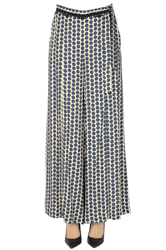 Printed viscose trousers en oferta