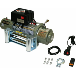 var-sc12000LB Argano / verricello elettrico 12V capacita 5443Kg 4800W con cavo da 28m e diam: 9,4mm - Varan Motors en oferta