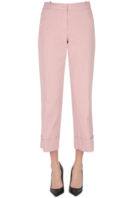 Cropped chino trousers