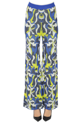 Lurex knit trousers en oferta