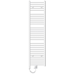 Radiatore Da Bagno Elettrico Con Termostato 900 W, Ecd Germany, Modello Sahara, 400 X 1800 Mm, Bianco, Dritto, Con Collegamento Laterale, Portasciugamani características