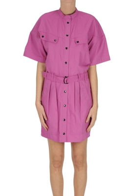 Safari style shirt dress