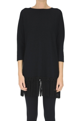 Fringed pullover