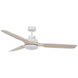 Lucci Air 213055 Bianco E Legno Ventilatore Con Luce Bianco Con 3 Pale características
