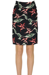 Printed pencil skirt características