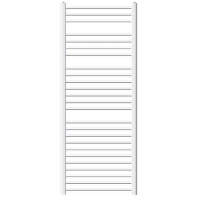 Termosifone (radiatore) Bagno, Ecd Germany, Modello Sahara, 600 X 1500 Mm, Bianco, Piegato, Con Collegamento Laterale, Portasciugamani