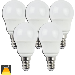 lampadina mini globo a led 15000 ore 220-240 volt 230° 6 watt A+ CE E14 bianco caldo no aig 003790 - AIGOSTAR en oferta