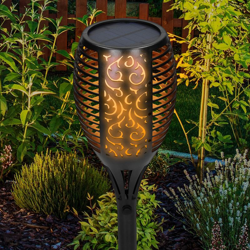 96 LED Luce Solare Da Giardino Effetto Fiamma - 78 cm - IP65 impermeabile - 96 LED Luce Solare da Giardino con IP65 Impermeabile effetto fiamma características