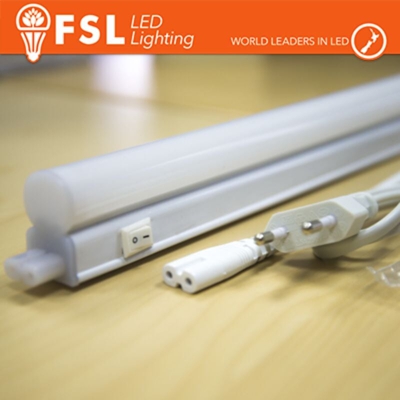 reglette led t5 g5 120° 220-240 volt 8 watt A+ CE IP20 bianco naturale no lif flt5b8w40k06 - FSL