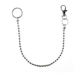 1 portachiavi a catena metallo con gancio moschettone e anello brise modello 5 - ASIASHOPPING características