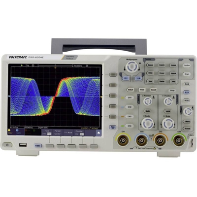 VOLTCRAFT DSO-6204E Oscilloscopio digitale 200 MHz 4 canali 1 Gsa/s 40000 kpts 8 Bit Memoria digitale (DSO)