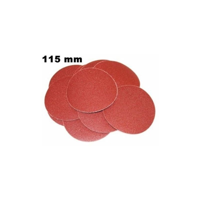 M.m.d. - DISCHI CARTA VETRATA CON VELCRO 115mm X SMERIGLIATRICE ANG. 10 PEZZI GRANA 240