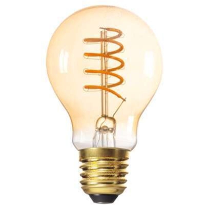 Lampadina a filamento LED vintage ambra E27 5W Filamento 1800K - KANLUX
