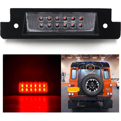Carall - LEDLUX LY1113 Kit Luce Terzo Stop a Led Singolo Trasparente Per Land Rover Defender 1990-2016 Discovery II 1994-2004 OEM LR044451LEDR