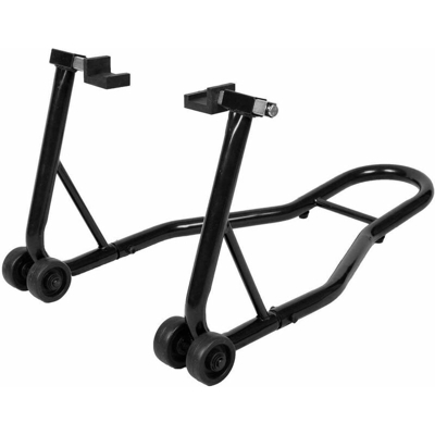 Costway - Cavalletto Moto Cavalletto Universale Regolabile per Moto, Larghezza Regolabile (nero)