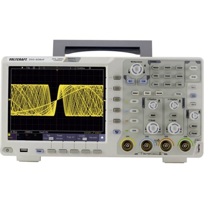 VOLTCRAFT DSO-6084F Oscilloscopio digitale 80 MHz 4 canali 1 Gsa/s 40000 kpts 8 Bit Memoria digitale (DSO), Generatore