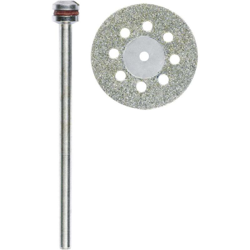 Disco diamantato con fori di raffreddamento 28 844 diametro 20 mm Ø interno 2,35 mm Ø alberino 2,35 mm - Proxxon Micromot precio