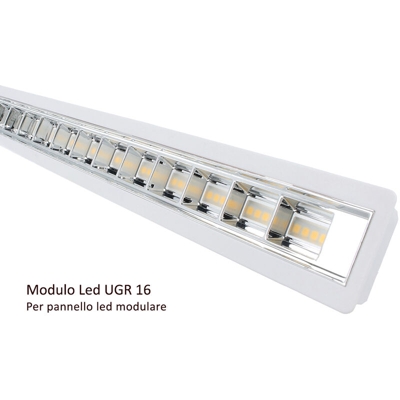 FP0015N Modulo Led UGR 16 Bianco Neutro 15W 30-40V 400mA 150LM/W Per Pannello Led Modulare FP6060 FP30120 - Ledlux