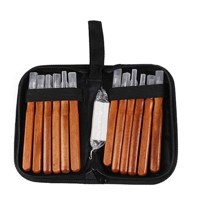 12Pcs DIY Cutter Carving Wood Intaglio Strumenti per intaglio del legno Lavorazione del legno Hobby Artigianato Artigianato Taglierine - ASUPERMALL