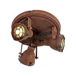 QAZQA Faretto sorra - Industriale - Acciaio - Ruggine - Tondo Max. 3 x Watt características