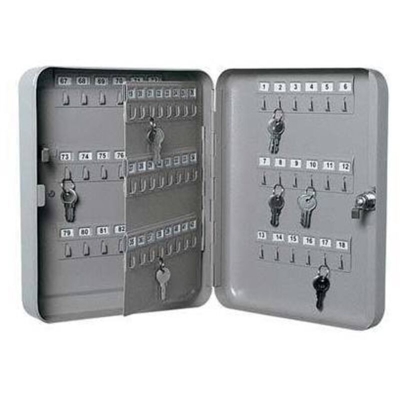 Metalplus - Cassetta portachiavi porta chiavi sicurezza 24X30X7 48 ganci armadietto chiavi