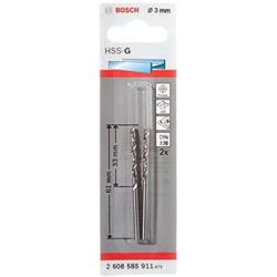 Bosch 2608585911 Punta Per Metallo Hss G Din 338 3 X 33 X 61 Mm características