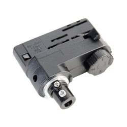 QAZQA Adattatore trifase per binario rail - Moderno - Plastico - Nero - Max. x Watt en oferta