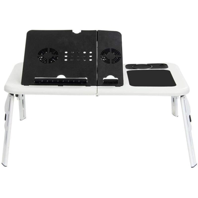 Tavolino Pc Supporto Pieghevole Notebook Computer Tablet Tavolo con Ventole - PLANET SHOP