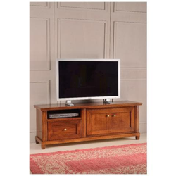Porta Tv In Legno Colore Noce Scuro L 160 P 45 H57 en oferta