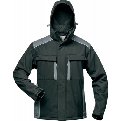 Elysee - Giacca Softshell Posen, Taglia 3Xl, Nero/Grigio