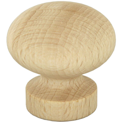 Idroweb - Pomolo pomello per mobili in legno grezzo 38 mm 25 pezzi art. 101/A precio
