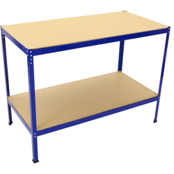 PrimeMatik - Tavolo da lavoro per fai da te. Banco in metallo e pannello in MDF. 275 Kg características