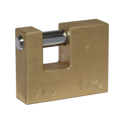 6 PZ Di VIRO ART. 506 LUCCHETTO SERRANDA MM. 70 - MENDOLIA en oferta