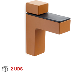 2 Reggimensola regolabile per vetro o legno, Zama, Arancione. Marchio REI características