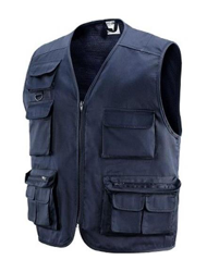 Gb Green Bay - Gilet multitasche in tessuto GB Tobruk blu (XXL) lavoro - caccia - pesca en oferta