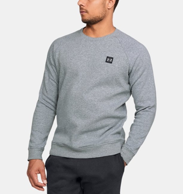 Felpa UA Rival Fleece Crew da uomo