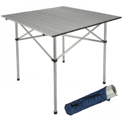 Tavolo Portatile Alluminio Pieghevole Misura 70X70Cm - TIMAR
