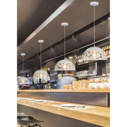 Lampadario a sospensione CUPOLA E27 in ferro verniciato | Bianco - UNIVERSO precio