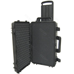 Valigia ermetica c/valvola, mod. MAX520, IP67 DUSTPROOF WATERPROOF Valigia MAX520 colore nero spugne interne con spugne trolley con trolley - SOCEPI en oferta