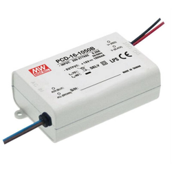 PCD-16-1400B Driver per LED Corrente costante 16 W 1.4 A 8 - 12 V/DC dimmerabile, Circuito PFC, Protezione so - Mean Well características