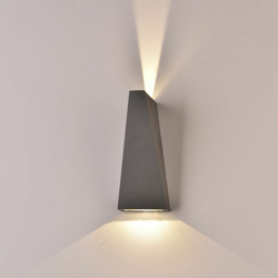 Lampada LED da Muro 6W Doppio Fascio Luminoso Colore Grigio 3000K IP65 - V-tac precio