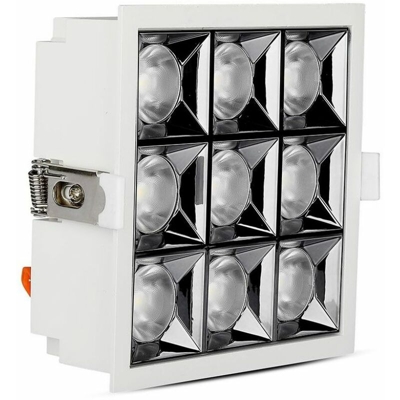 Faretto LED V-TAC Chip Samsung da Incasso 36W (9*4W) UGR90