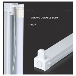 Plafoniera LED V-TAC Singola per T8 120cm IP20 precio