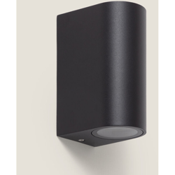 Applique Big Gala Doppia Luce Nero - LEDKIA en oferta