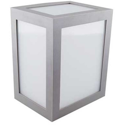 Lampada LED da Muro a Lanterna 12W Colore Grigio 6400K IP65 - V-tac