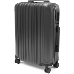 Sammy - Trolley rigido da viaggio bagaglio a mano valigia voli 4 ruote 55 x 35 x 20 cm, Nero - EGLEMTEK características