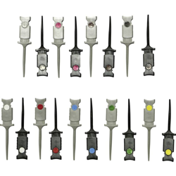 Kit morsetti a coccodrillo Connettore 0,64 mm CAT I Nero, Rosso, Marrone, Verde, Giallo, Violetto, Blu, Bianc - Voltcraft en oferta